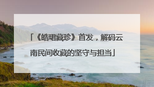 《皓珺藏珍》首发，解码云南民间收藏的坚守与担当