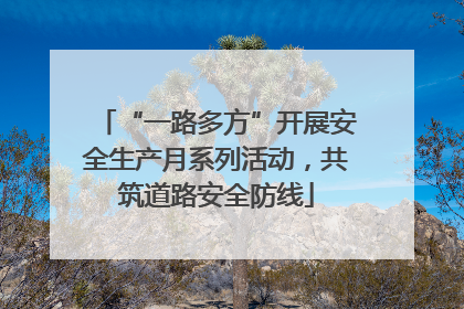 “一路多方”开展安全生产月系列活动，共筑道路安全防线