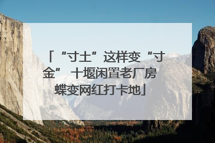 “寸土”这样变“寸金” 十堰闲置老厂房蝶变网红打卡地