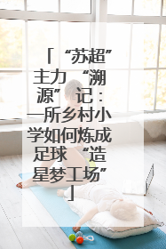 “苏超”主力 “溯源” 记：一所乡村小学如何炼成足球 “造星梦工场”