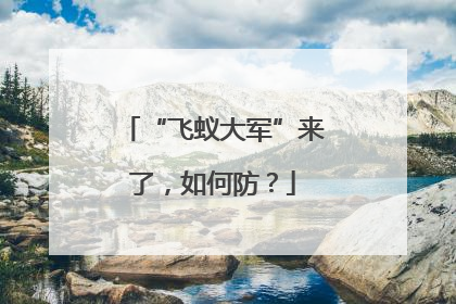 “飞蚁大军”来了，如何防？