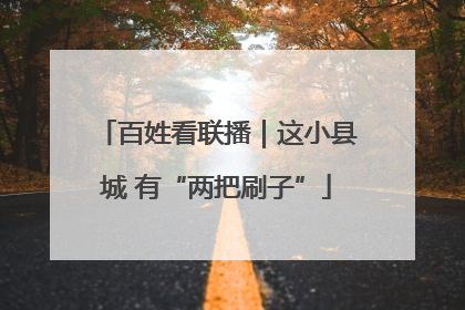 百姓看联播｜这小县城 有“两把刷子”
