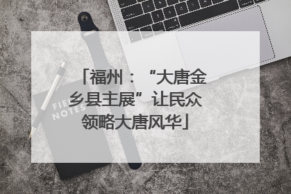 福州：“大唐金乡县主展”让民众领略大唐风华