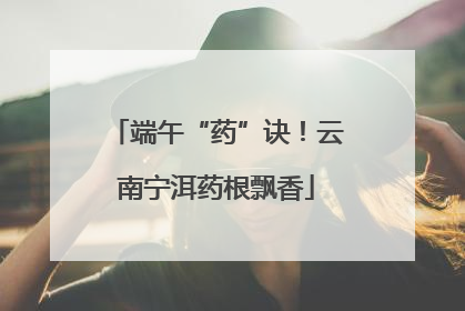 端午“药”诀！云南宁洱药根飘香