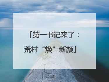 第一书记来了：荒村“焕”新颜