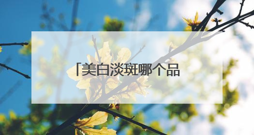 美白淡斑哪个品牌好？祛斑效果好的护肤品推荐，焕白肌肤养成系！