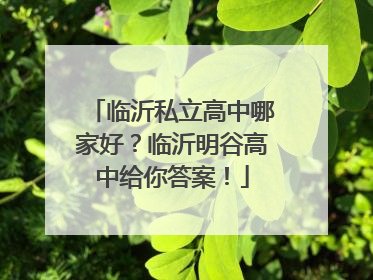 临沂私立高中哪家好？临沂明谷高中给你答案！