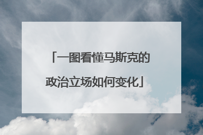 一图看懂马斯克的政治立场如何变化