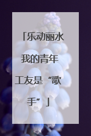 乐动丽水 我的青年工友是“歌手”