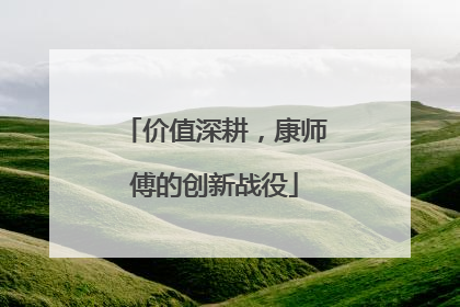 价值深耕，康师傅的创新战役