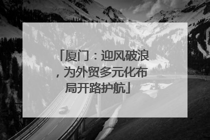 厦门：迎风破浪，为外贸多元化布局开路护航