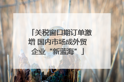 关税窗口期订单激增 国内市场成外贸企业“新蓝海”