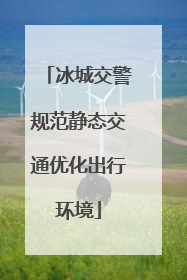 冰城交警规范静态交通优化出行环境