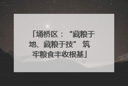 埇桥区：“藏粮于地、藏粮于技” 筑牢粮食丰收根基