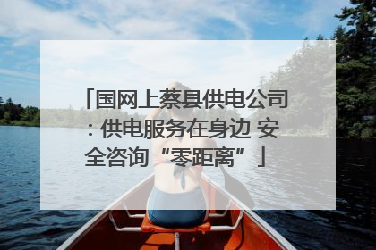 国网上蔡县供电公司：供电服务在身边 安全咨询“零距离”