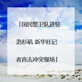 国民警卫队进驻洛杉矶 新华社记者直击冲突现场