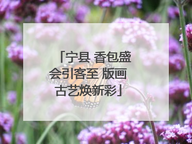 宁县 香包盛会引客至 版画古艺焕新彩