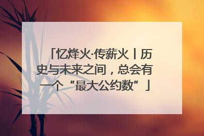 忆烽火·传薪火丨历史与未来之间，总会有一个“最大公约数”
