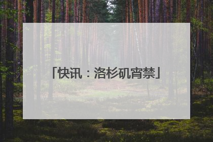 快讯：洛杉矶宵禁