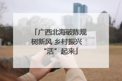 广西北海破陈规树新风 乡村振兴“活”起来