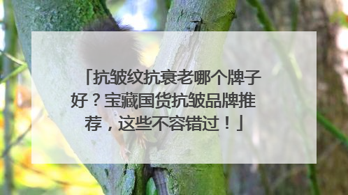 抗皱纹抗衰老哪个牌子好？宝藏国货抗皱品牌推荐，这些不容错过！