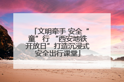 文明牵手 安全“童”行 “西安地铁开放日”打造沉浸式安全出行课堂
