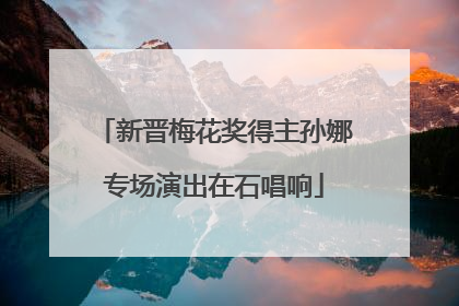 新晋梅花奖得主孙娜专场演出在石唱响