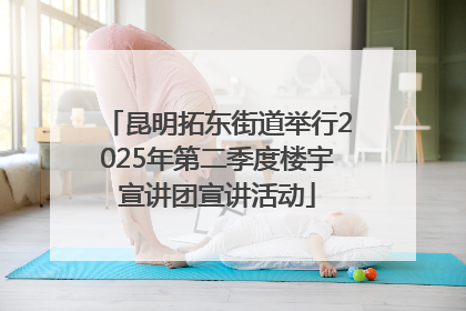 昆明拓东街道举行2025年第二季度楼宇宣讲团宣讲活动