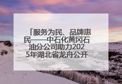 服务为民、品牌惠民——中石化黄冈石油分公司助力2025年湖北省龙舟公开赛（黄冈站）