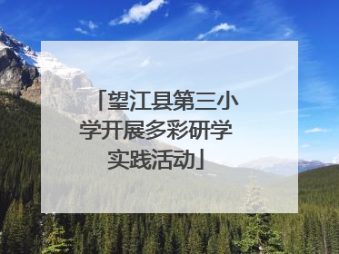 望江县第三小学开展多彩研学实践活动