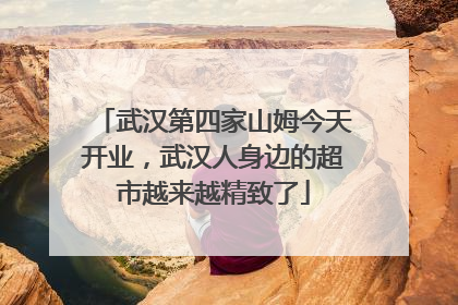 武汉第四家山姆今天开业，武汉人身边的超市越来越精致了