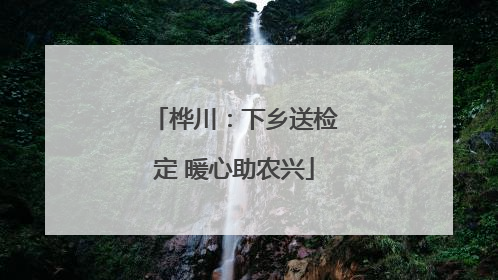 桦川：下乡送检定 暖心助农兴