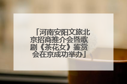 河南安阳文旅北京招商推介会暨歌剧《茶花女》鉴赏会在京成功举办