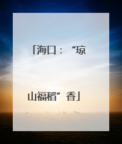 海口：“琼山福稻”香
