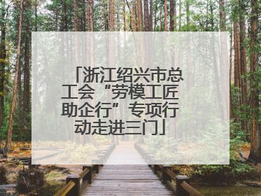 浙江绍兴市总工会“劳模工匠助企行”专项行动走进三门