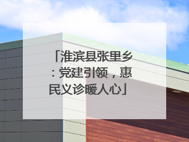 淮滨县张里乡：党建引领，惠民义诊暖人心