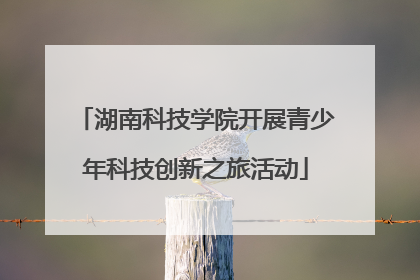湖南科技学院开展青少年科技创新之旅活动