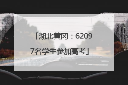 湖北黄冈：62097名学生参加高考