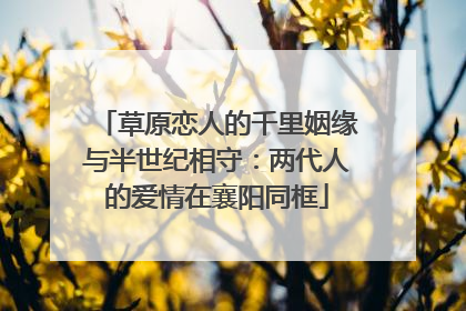 草原恋人的千里姻缘与半世纪相守：两代人的爱情在襄阳同框