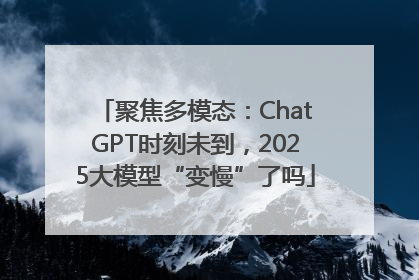 聚焦多模态：ChatGPT时刻未到，2025大模型“变慢”了吗