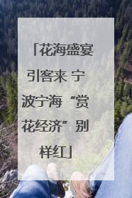 花海盛宴引客来 宁波宁海“赏花经济”别样红