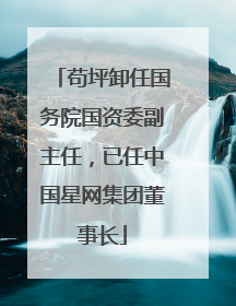 苟坪卸任国务院国资委副主任，已任中国星网集团董事长