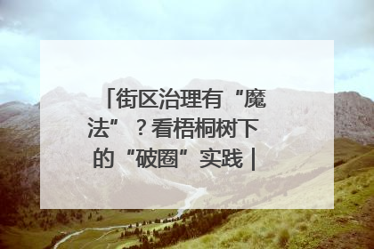 街区治理有“魔法”？看梧桐树下的“破圈”实践｜我在街区当书记