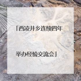 西凌井乡连续四年举办经验交流会