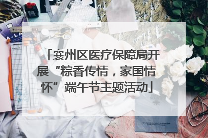 襄州区医疗保障局开展“粽香传情，家国情怀”端午节主题活动