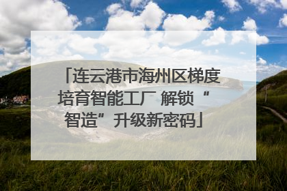 连云港市海州区梯度培育智能工厂 解锁“智造”升级新密码