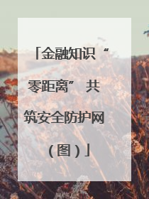 金融知识“零距离” 共筑安全防护网（图）