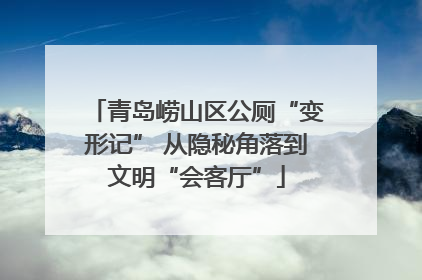 青岛崂山区公厕“变形记” 从隐秘角落到文明“会客厅”