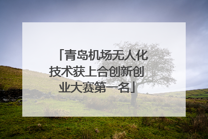 青岛机场无人化技术获上合创新创业大赛第一名