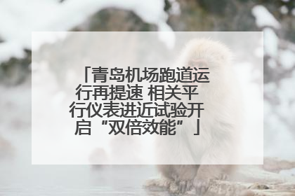 青岛机场跑道运行再提速 相关平行仪表进近试验开启“双倍效能”